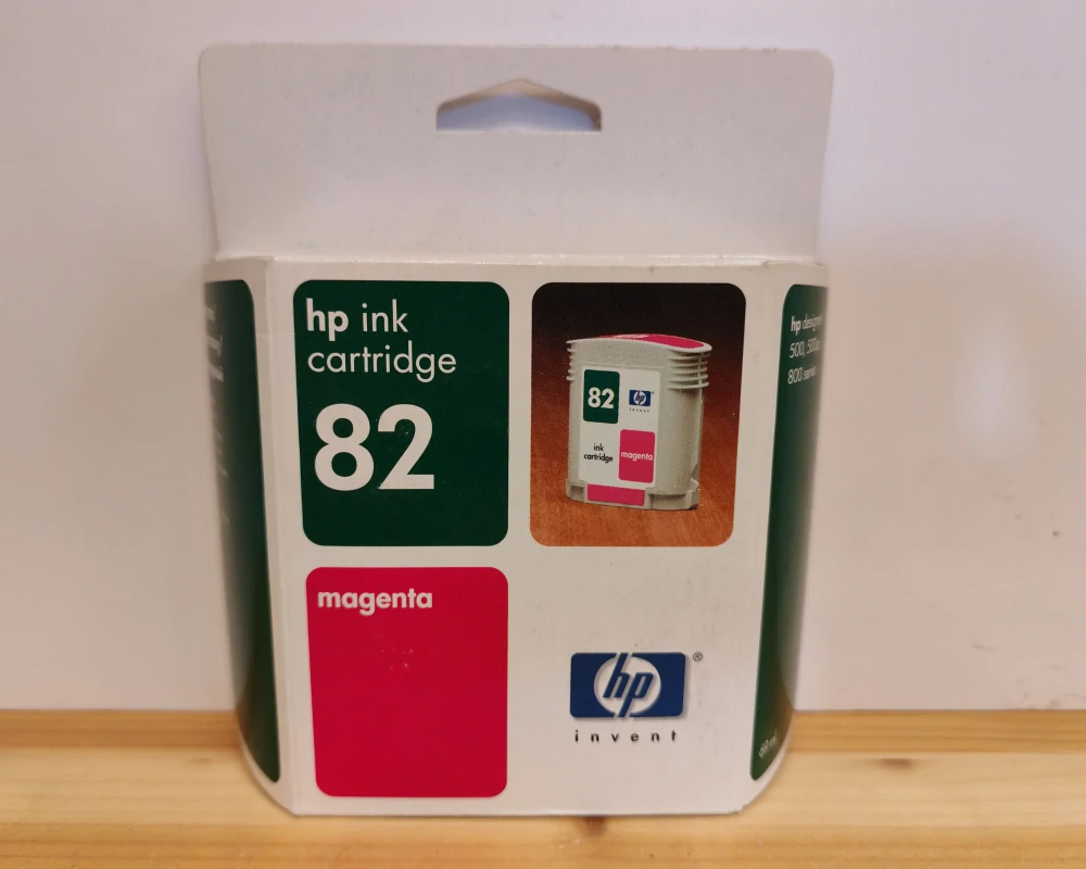 C4912A, HP 82 Magenta 69ml originální cartridge, po expiraci se zárukou
