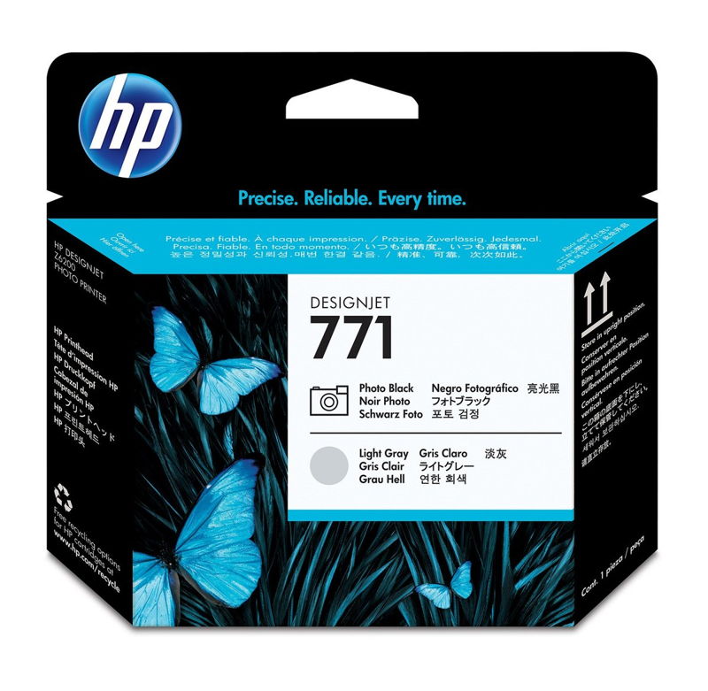 CE020A, HP 771 originální tisková hlava Photo Black and Light Gray