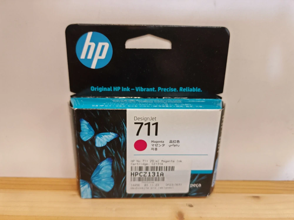 CZ131A, HP 711 originální inkoustová náplň Magenta 29ml, po expiraci se zárukou