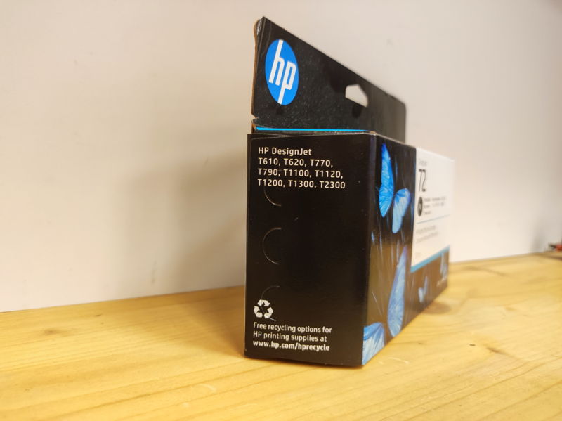 C9370A, HP 72 originální inkoustová náplň Photo Black 130ml