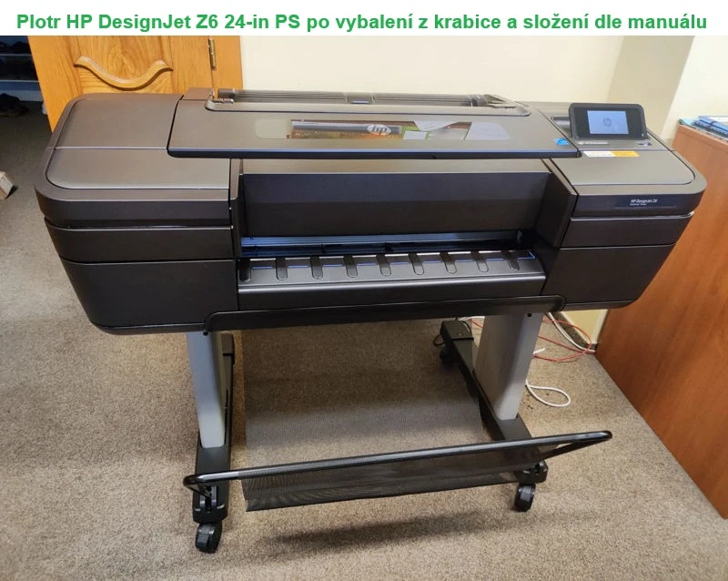 HP DesignJet Z6 24-in PostScript Printer, T8W15D