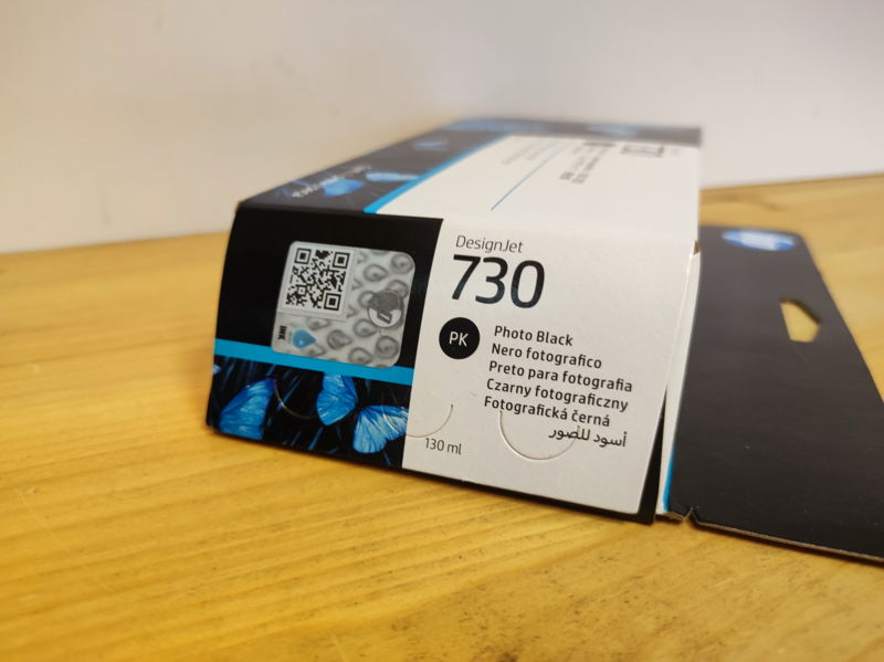 P2V67A, HP 730 originální inkoustová náplň Photo Black 130ml