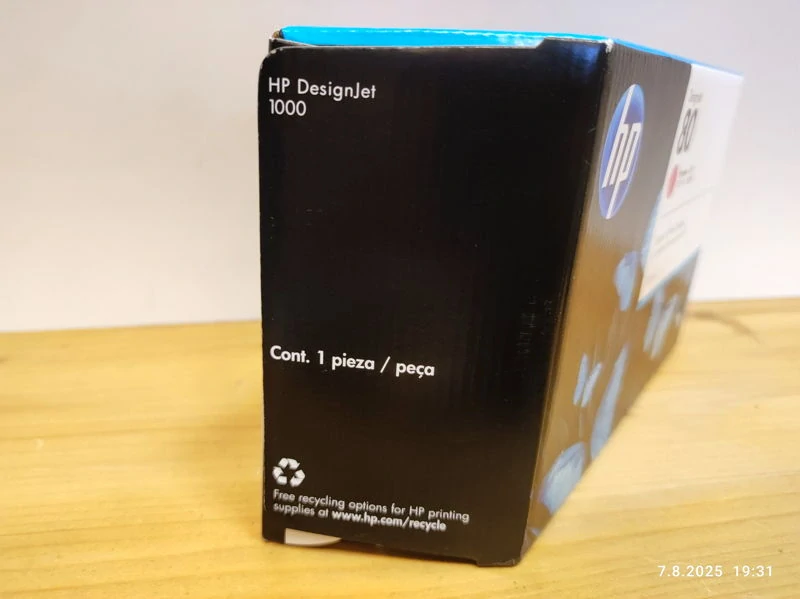 C4847A, HP 80 originální inkoustová náplň Magenta 350ml, po expiraci se zárukou