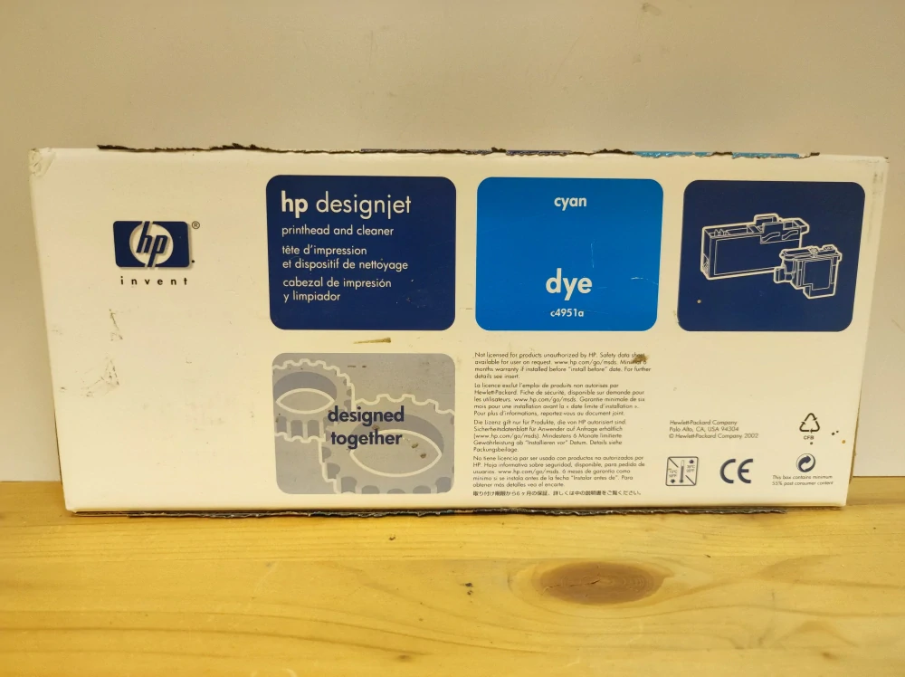 C4951A, HP 81 originální tisková hlava Cyan Dye and Cleaner, po expiraci se zárukou