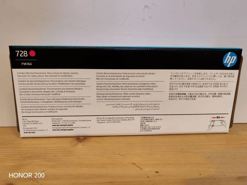F9K16A, HP 728 originální inkoustová náplň Magenta 300ml