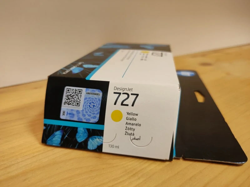B3P21A, HP 727 originální inkoustová náplň Yellow 130ml