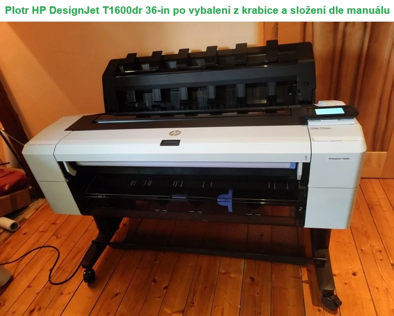 HP DesignJet T1600dr 36-in PostScript Printer, 3EK13A