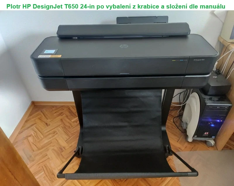HP DesignJet T650 24-in Printer, 5HB08D