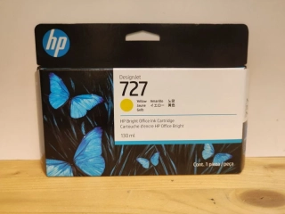 B3P21A, HP 727 originální inkoustová náplň Yellow 130ml