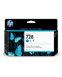F9J67A, HP 728 originální inkoustová náplň Cyan 130ml