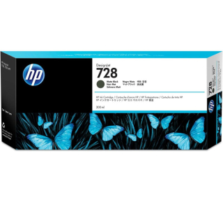 F9J68A, HP 728 originální inkoustová náplň Matte Black 300ml
