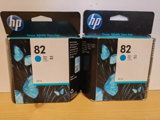 C4911A, HP 82 Cyan 69ml originální cartridge, po expiraci se zárukou