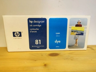 C4931A, HP 81 originální inkoustová náplň Cyan dye 680ml, po expiraci se zárukou