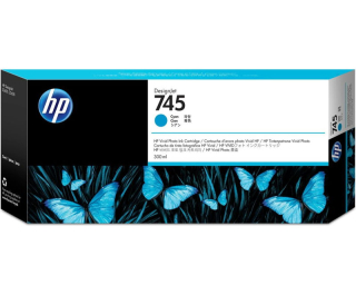 F9K03A, HP 745 originální inkoustová náplň Cyan 300ml