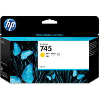 F9J96A, HP 745 originální inkoustová náplň Yellow 130ml