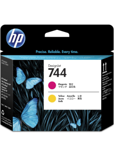 F9J87A, HP 744 originální tisková hlava Magenta and Yellow