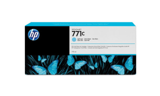 B6Y12A, HP 771c originální inkoustová náplň Light Cyan 775ml